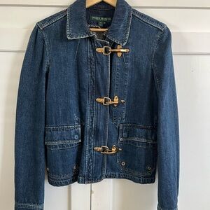 Ralph Lauren Denim Jacket with lobster clasps